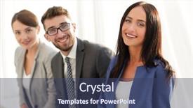  Presentation with young business woman smile show - Cool new PPT layouts with succesion planning - young business woman smiling backdrop and a  colored foreground