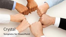  Presentation with business success - Cool new slides with loyalty success - business and teamwork concept backdrop and a lemonade colored foreground