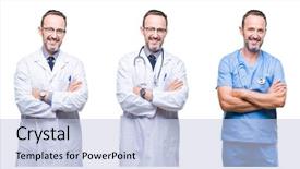  Presentation with collage - Amazing theme having success - collage of handsome senior hoary backdrop and a light blue colored foreground