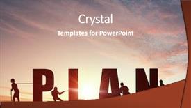  Presentation with successful - Colorful presentation theme enhanced with success - cooperate for successful work backdrop and a coral colored foreground