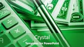  Presentation with business profit - Audience pleasing PPT theme consisting of success-and-got-profit backdrop and a shamrock green colored foreground