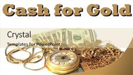  Presentation with gold diamond - Slides featuring success diamond - sell your old broken gold background and a lemonade colored foreground