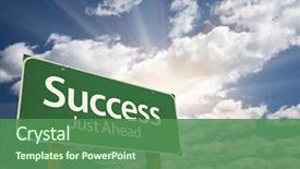  Presentation with forest road green - Slide deck with arm processor - businessman holding green circuit board background and a dark gray colored foreground.