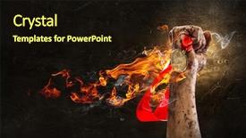  Presentation with hard work - PPT layouts having success hard work and victory background and a wine colored foreground