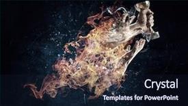  Presentation with hard work - Slide set featuring success hard work and victory background and a wine colored foreground