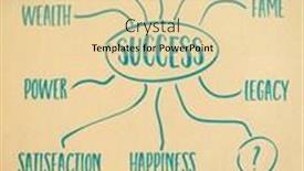  Presentation with career development - Slide set with success-infographics-or-mind-map background and a lemonade colored foreground