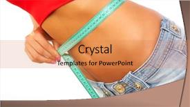  Presentation with measurement - Beautiful presentation theme featuring success measure - weight measurement backdrop and a  colored foreground