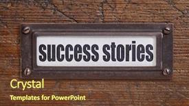  Presentation with cabinet - Cool new PPT theme with palm trees on white sand beach playa sirena cayo largo backdrop and a light blue colored foreground.