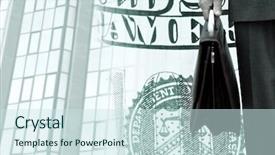  Presentation with photo - PPT theme enhanced with success story - business special photo f x background and a sky blue colored foreground