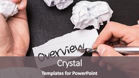  Presentation with story - Amazing presentation having success story - overview backdrop and a dark gray colored foreground