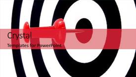  Presentation with target - Slides enhanced with marketing positioning marketing strategy - success target background and a red colored foreground