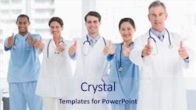  Presentation with community service happy volunteer group - Slide set consisting of success up front - group portrait of happy confident background and a lemonade colored foreground