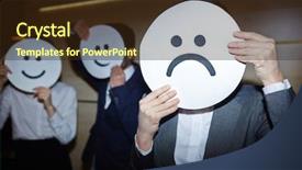  Presentation with failure - Slide deck enhanced with success vs failure concept background and a wine colored foreground