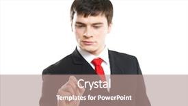  Presentation with writing pen - Beautiful theme featuring successful and smart businessman writing imaginary text isolated on white background man is blurry focus on the pen backdrop and a coral colored foreground