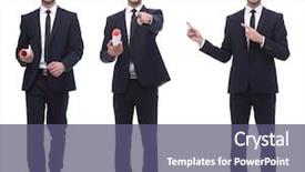  Presentation with industrial engineer orange - PPT theme having successful architect engineer in orange background and a  colored foreground