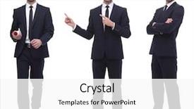  Presentation with growth - Beautiful presentation theme featuring successful architect engineer in orange backdrop and a white colored foreground