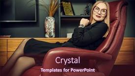  Presentation with modern elegant - PPT theme with successful-business-woman-in-elegant background and a wine colored foreground
