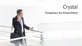  Presentation with india pakistan flags - Theme consisting of successful candidate - candid young asian indian businessman background and a white colored foreground