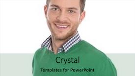  Presentation with entrepreneur - Amazing presentation theme having successful entrepreneur on white backdrop and a  colored foreground