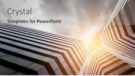  Presentation with industrial - Slide deck featuring successful-industrial-architecture-mixed-media background and a light gray colored foreground