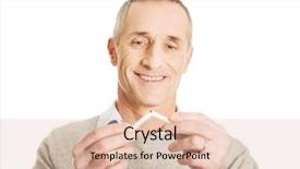  Presentation with drugs alcohol smoking - Colorful slide deck enhanced with successful mature man quits smoking backdrop and a lemonade colored foreground