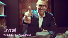  Presentation with christian holy communion concept bible - Colorful presentation enhanced with successful-respectable-middle-aged-businessman backdrop and a wine colored foreground