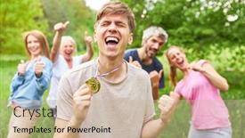  Presentation with medal - 