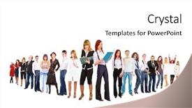  Presentation with events company presentation - Slides enhanced with succession - standing together united company background and a white colored foreground