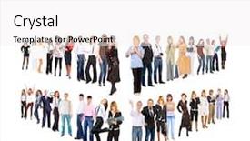  Presentation with groups - Cool new PPT theme with succession - together we stand isolated groups backdrop and a white colored foreground