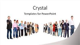  Presentation with corporate - Presentation theme having succession - united company corporate teamwork background and a white colored foreground