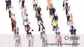  Presentation with united - Beautiful slide deck featuring succession - united company many colleagues backdrop and a lemonade colored foreground