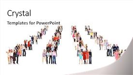  Presentation with team building on white - Slide deck with succession - united company team over white background and a white colored foreground