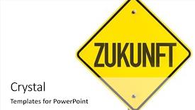  Presentation with future plan - Audience pleasing PPT layouts consisting of next year plan - future in german sign isolated backdrop and a white colored foreground