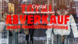  Presentation with bankruptcy - Audience pleasing PPT layouts consisting of operational risks - total sales for liquidation symbolic backdrop and a tawny brown colored foreground