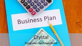  Presentation with case folder file labeled - Colorful slide set enhanced with successs - blue folder labeled business backdrop and a cyan colored foreground