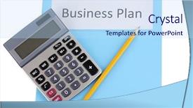  Presentation with blue business - Presentation theme consisting of successs - blue folder labeled business background and a sky blue colored foreground