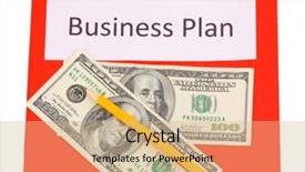  Presentation with red - Slide set featuring successs - red folder labeled business background and a coral colored foreground