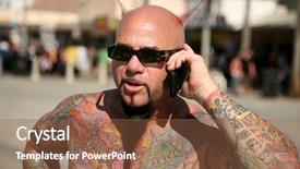  Presentation with artistic artist art brush - Colorful slide deck enhanced with sucessfull - colorful tattoo artist makes deals backdrop and a  colored foreground