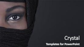  Presentation with black yellow color - Colorful PPT theme enhanced with sudan africa - beautiful black oriental colored woman backdrop and a dark gray colored foreground