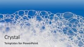  Presentation with foam - Audience pleasing slides consisting of suds - foam backdrop and a light gray colored foreground