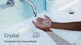  Presentation with bathroom - Cool new slides with suds - high angle view of boy backdrop and a sky blue colored foreground