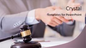  Presentation with lawyer client - Audience pleasing presentation theme consisting of sueing - lawyer discussing legal case backdrop and a lemonade colored foreground