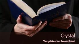  Presentation with reading bible - PPT theme consisting of suergons - priest reading from the holy background and a wine colored foreground