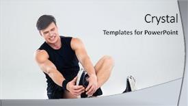  Presentation with ankle - Amazing PPT layouts having suffering from pain in ankle backdrop and a white colored foreground
