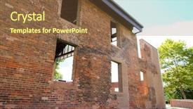  Presentation with women rights - Cool new presentation theme with suffrage - wesleyan chapel site backdrop and a tawny brown colored foreground