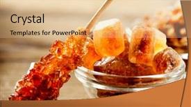  Presentation with sugar cane - Slide deck consisting of sugar brown sugar cane sugar background and a lemonade colored foreground