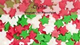  Presentation with sprinkles - Theme having high resolution concept or conceptual 3d abstract green energy and ecology and conservation word cloud text on white background background and a light gray colored foreground