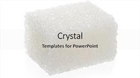  Presentation with sugar - Slides having sugar cube isolated background and a light gray colored foreground