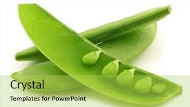  Presentation with sugar brain - Audience pleasing slide deck consisting of sugar snaps with one opened backdrop and a yellow colored foreground