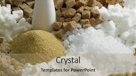  Presentation with sugar - Audience pleasing theme consisting of sugar still life backdrop and a coral colored foreground